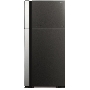 Холодильник Hitachi R-VG660PUC7-1 GGR серый стекло двухкамерный 405/145л морозилка сверху No Frost