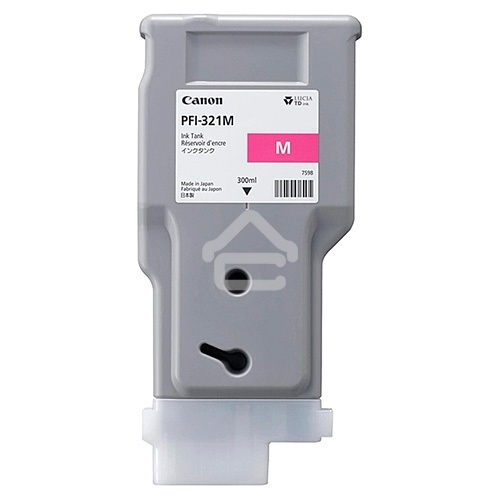 Картридж Canon INK TANK PFI-321 MAGENTA пурпурный (300 мл) для Canon imagePROGRAF TM-250, TM-255, TM-350, TM-355