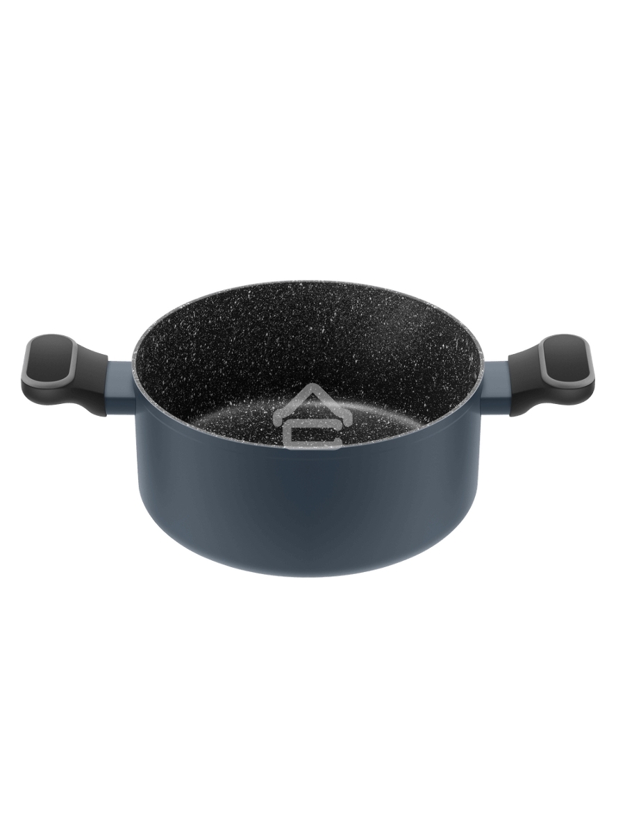 Кастрюля Maunfeld FRIDA MCS47FA02DG из кованого алюминия со стеклянной крышкой, 24 см, 4,7 л.