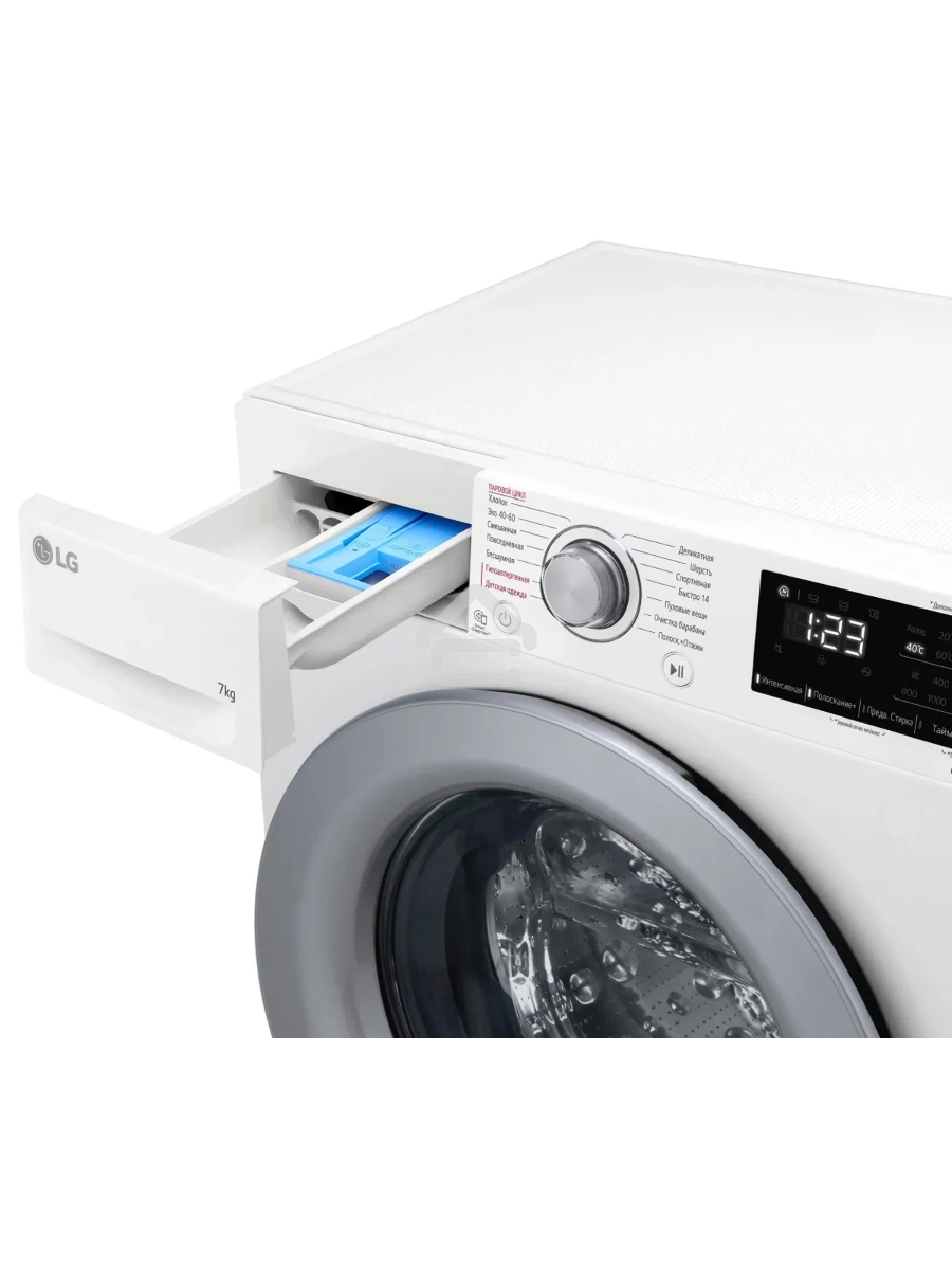 Стиральная машина LG F2V3HS4W белый, загрузка фронтальная 7 кг, 1200 об/мин., класс: A