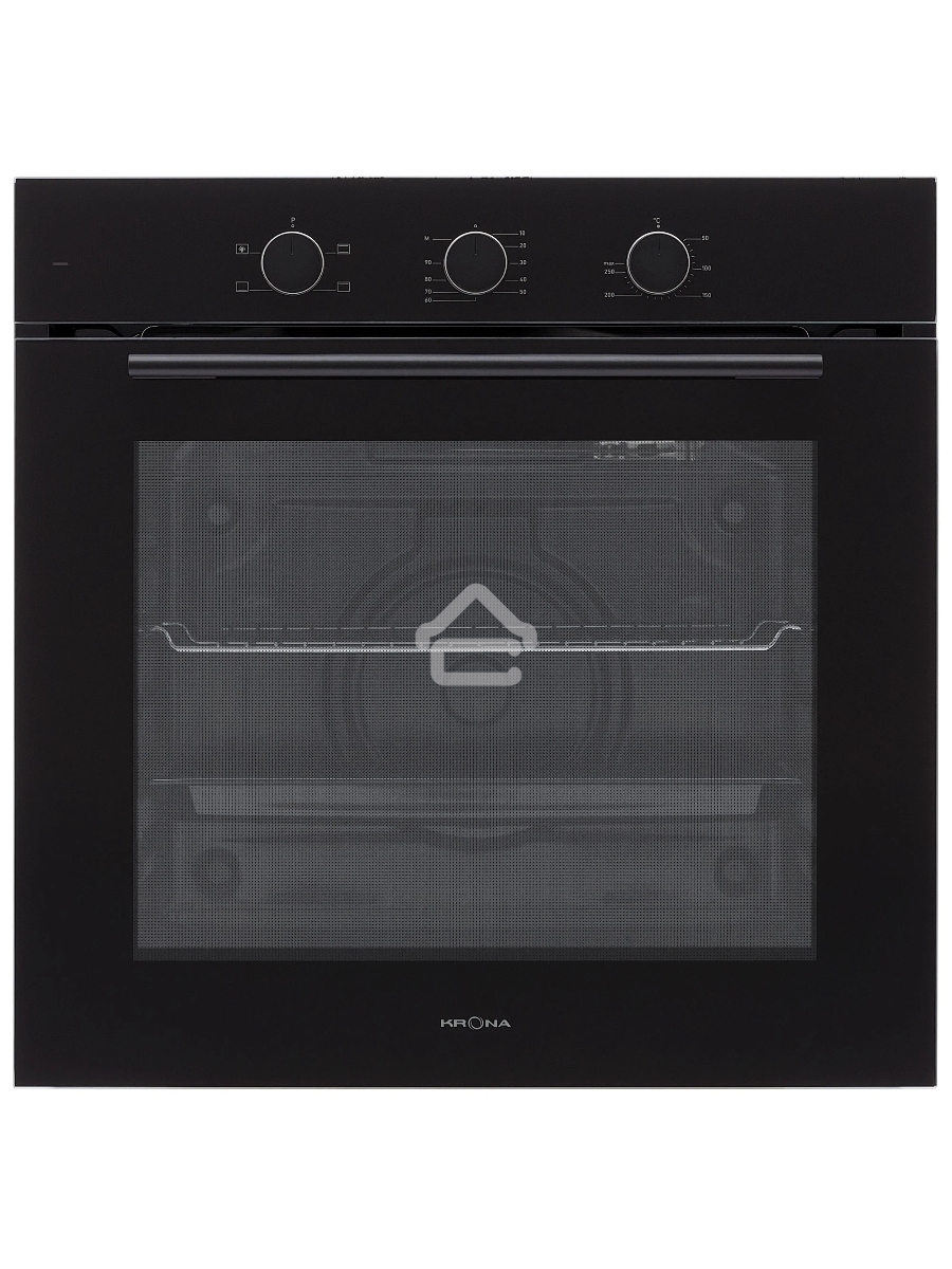 Духовой шкаф электрический Krona ELEMENT 60 BL/BL чёрный