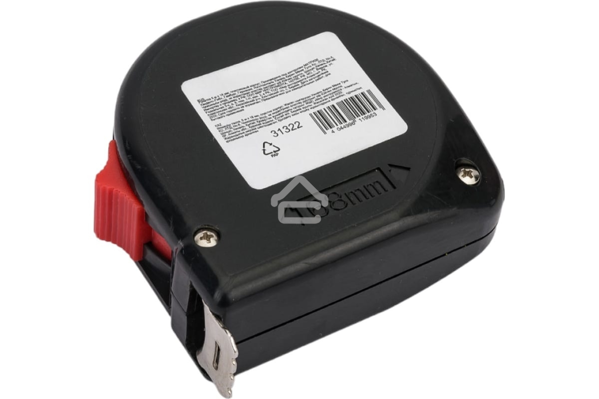 Рулетка 5 м х 18 мм, пластиковый корпус