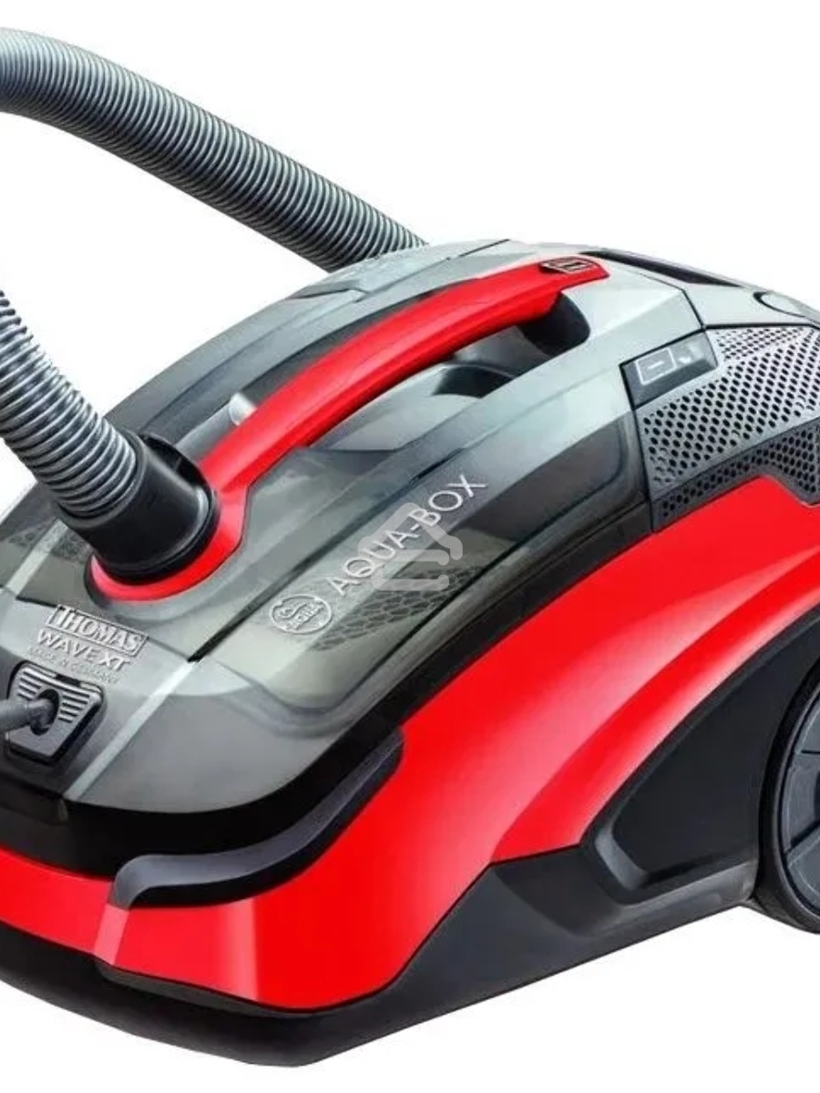 Пылесос моющий Thomas WAVE XT AQUA-BOX красный/черный, 320/1600 Вт, уборка влажная/сухая, пылесборник аквафильтр, 2.6 л