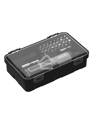 Отвертка аккумуляторная Deli DC160, (4В, 2А*ч, 5Нм, 300об/мин, Type-C, набор бит 4 шт, картон)