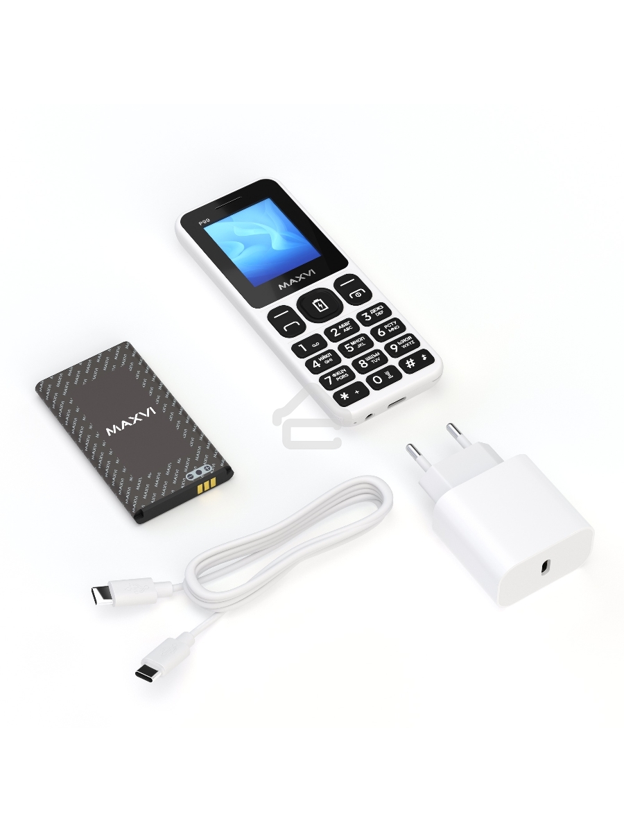 Мобильный телефон Maxvi P99 белый