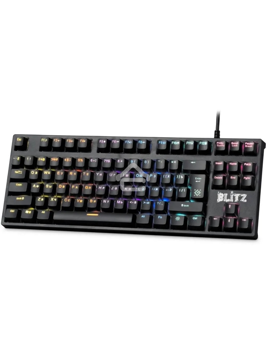 Клавиатура Defender Blitz GK-240L RU проводная, USB, черный