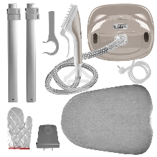 Отпариватель для одежды Endever Odyssey Q-15, бежевый, мощность 1600 Вт, производительность 35 г/мин, емкость бака 1,45л