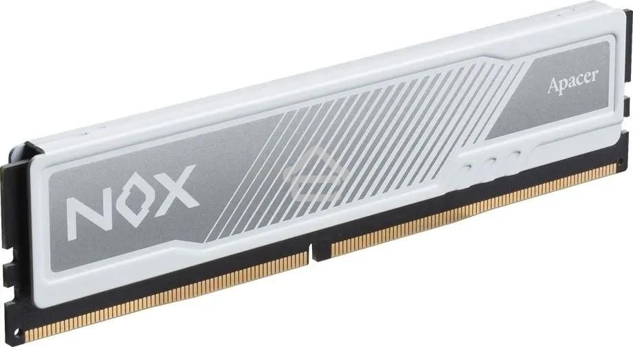 Оперативная память Apacer Nox, DDR4, 16GB (1x16 GB), 2666 MHz, CL16, DIMM, радиатор, белый