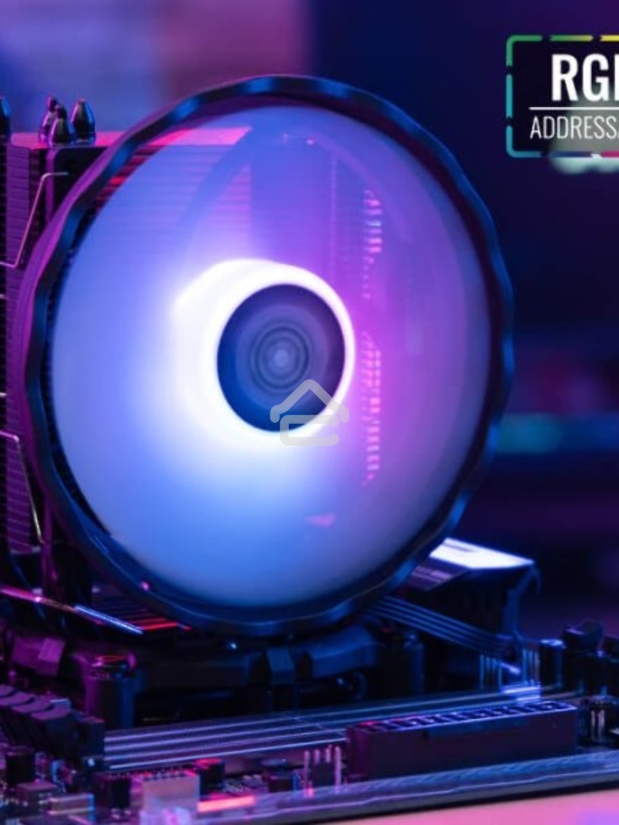 Кулер для процессора AeroCool / Formula Rave 4 ARGB черный, 120 мм, алюминий/медь, 1800 об/мин, 27 дБ, 4 pin, 130 Вт, 135 мм