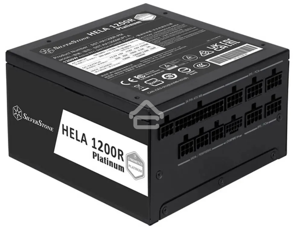 Блок питания Silverstone HELA 1200R RTL (SST-HA1200R-PM), 1200Вт, 80 PLUS Platinum, 135мм, модульный, черный