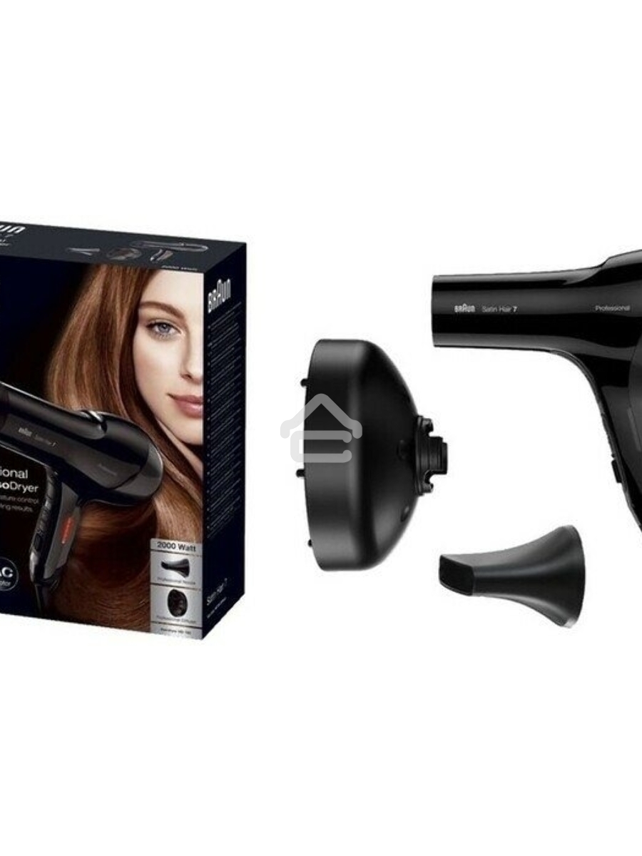 Фен Braun BRHD785E 2000Вт белый/черный