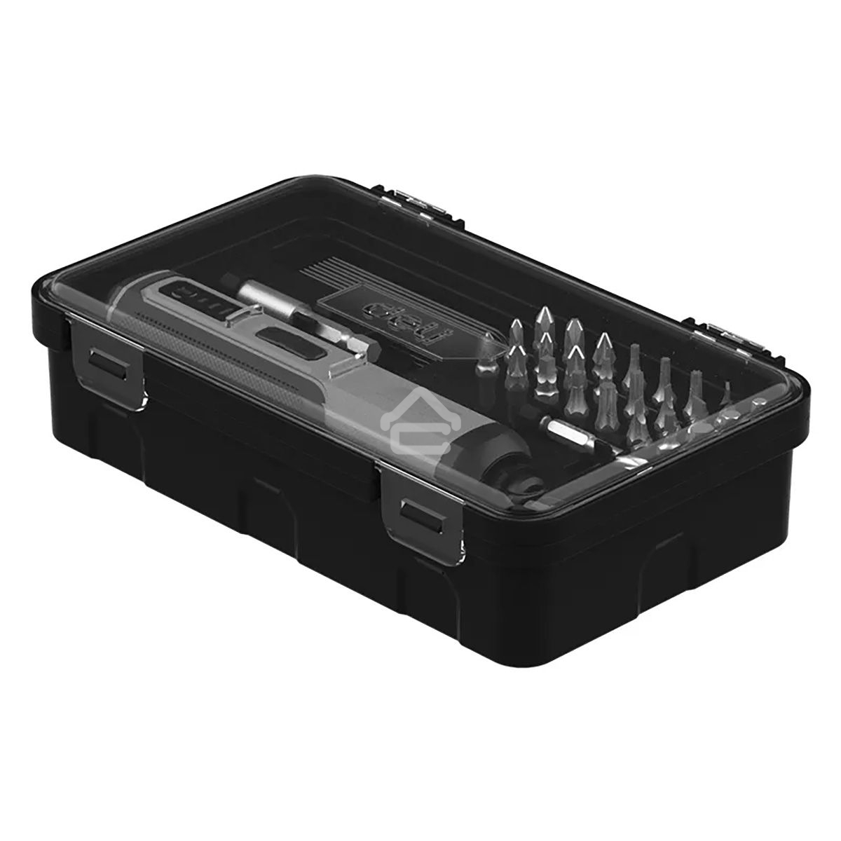 Отвертка аккумуляторная Deli DC160, (4В, 2А*ч, 5Нм, 300об/мин, Type-C, набор бит 4 шт, картон)
