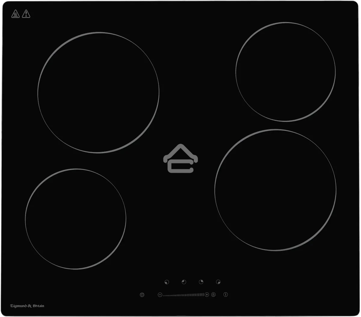 Электрическая варочная панель Zigmund & Shtain CN 42.6 B Hi-Light, независимая, черный