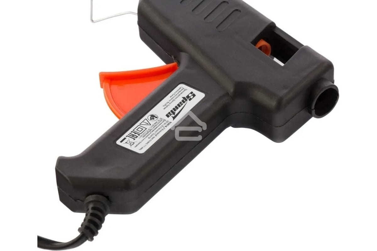 Клеевой пистолет Sparta 11 мм, 40 Вт, 8 г/мин