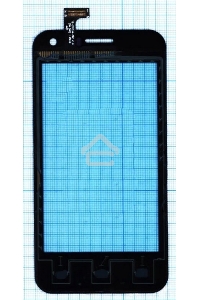 Сенсорное стекло (тачскрин) для Airis TM475, черное