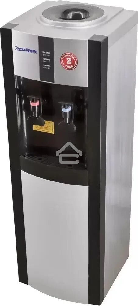 Кулер Aqua Work 16-LR напольный, компрессорный серебристый/черный