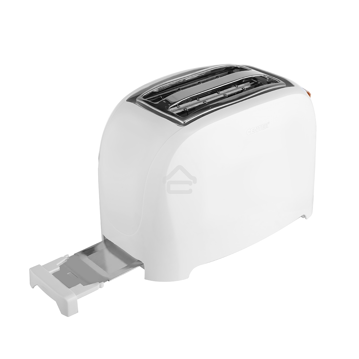 Тостер Centek CT-1420 (белый) 750 Вт, 7 уровней мощности, теплоизолированный корпус, функция отмены