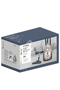 Пылесос Eurostek EVC-4510 бежевый, 420/2500 Вт, уборка сухая, пылесборник контейнер 3 л