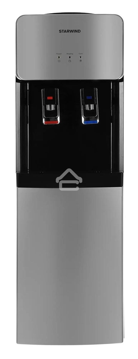 Кулер Starwind SW-1011EB напольный, электронный, черный/серебристый