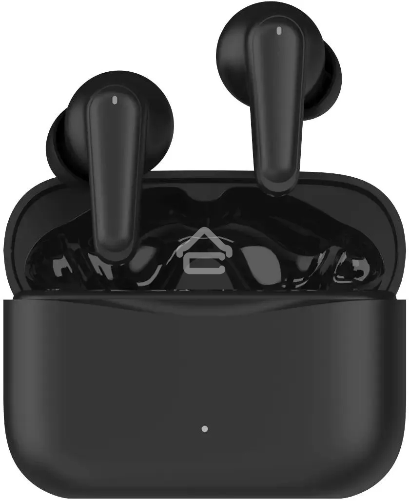 Гарнитура вкладыши Hyundai H-EP203 черный беспроводные bluetooth в ушной раковине (HEP203B)