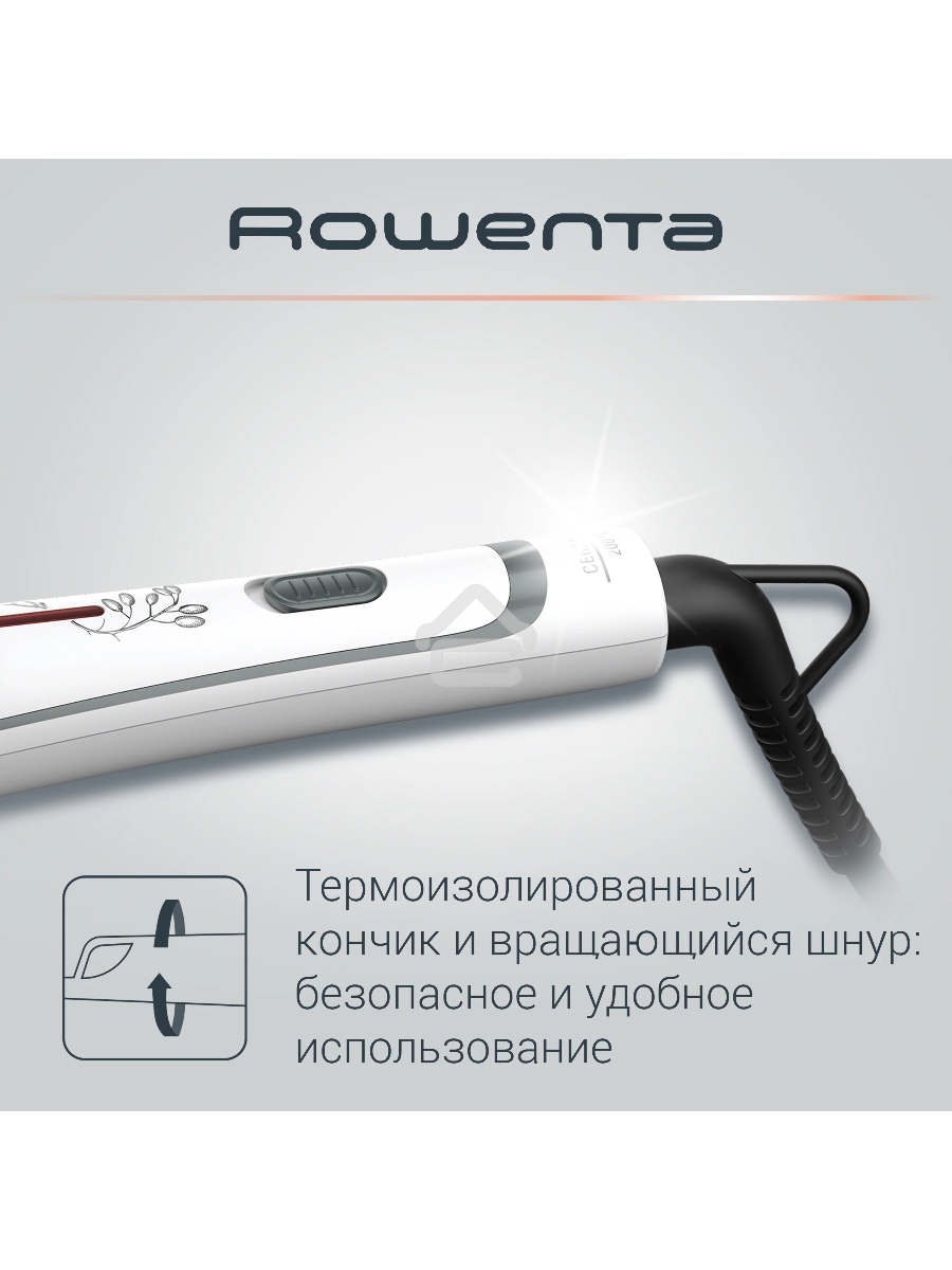 Щипцы для завивки Rowenta CF3228F0, белые