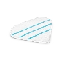 Сменная насадка для паровой швабры Bt SM1115 White-blue. (Тряпка для мытья полов) Материал 95% polyester, 5% nylon, размер 270 х 220 мм
