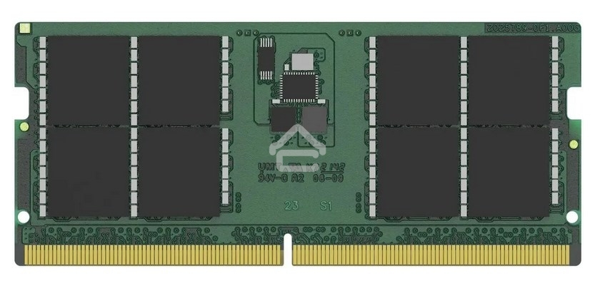 Оперативная память Kingston ValueRAM, DDR5, 32GB (1x32GB), 5600MHz, CL46, SO-DIMM