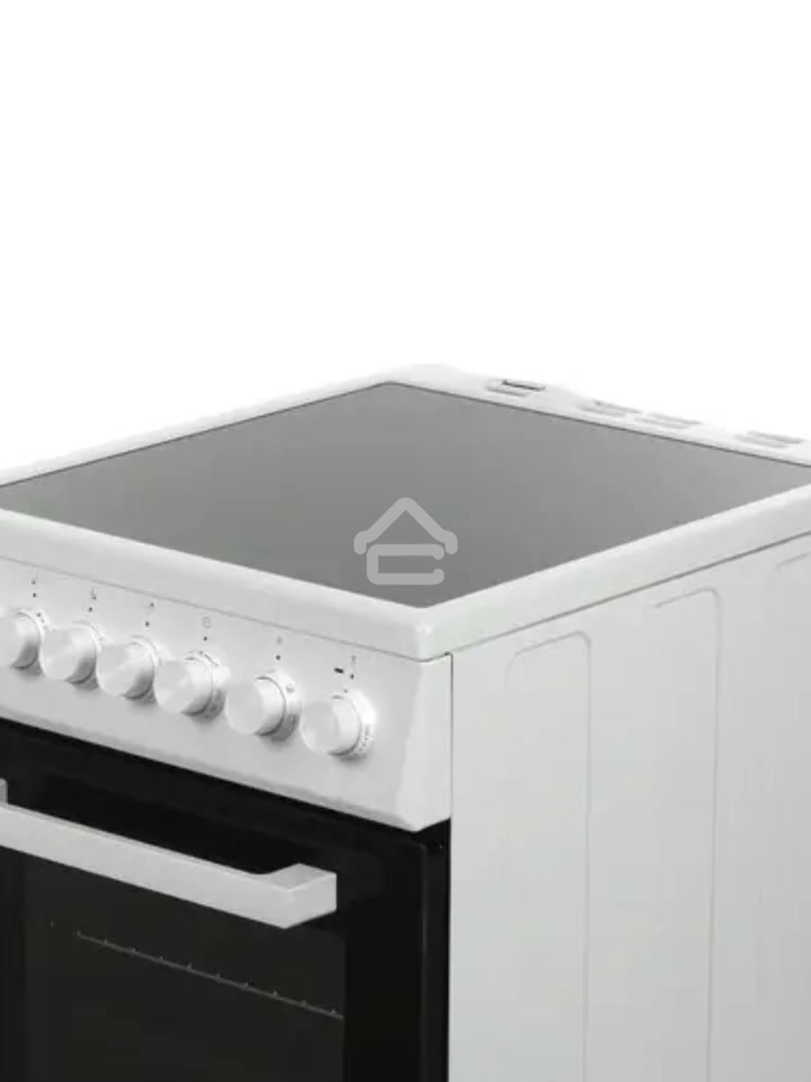 Плита электрическая Beko FSE57110GW белый, конфорок 4 шт, духовка 55 л, гриль, 50 см x 85 см x 60 см