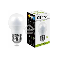 Лампа светодиодная Feron LB-550 9W 230V E27 4000K G45
