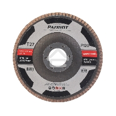 Круг лепестковый торцевой Patriot EXPERT 115 мм*22,23 мм*P120 цирконий