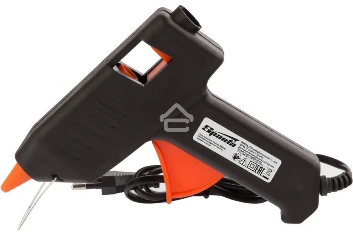 Клеевой пистолет Sparta 11 мм, 40 Вт, 8 г/мин