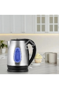 Чайник электрический Vitek VT-7039, 2200Вт, серебристый и черный