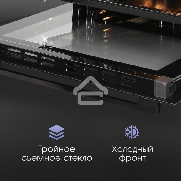 Духовой шкаф электрический Zigmund & Shtain E 167 B черный