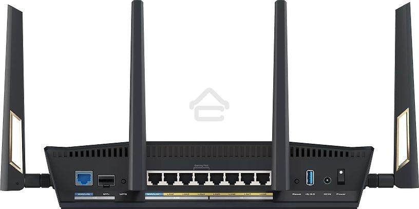 Маршрутизатор ASUS RT-BE88U, черный/желтый, 90IG08V0-MO3N0V