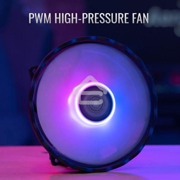 Кулер для процессора AeroCool / Formula Rave 4 ARGB черный, 120 мм, алюминий/медь, 1800 об/мин, 27 дБ, 4 pin, 130 Вт, 135 мм