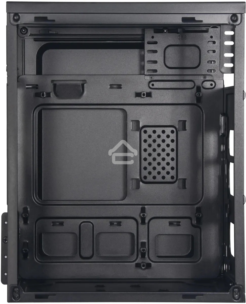 Компьютерный корпус Digma DCC-MN302 черный без БП mATX 1x80мм 2x120мм 1xUSB2.0 1xUSB3.0 audio