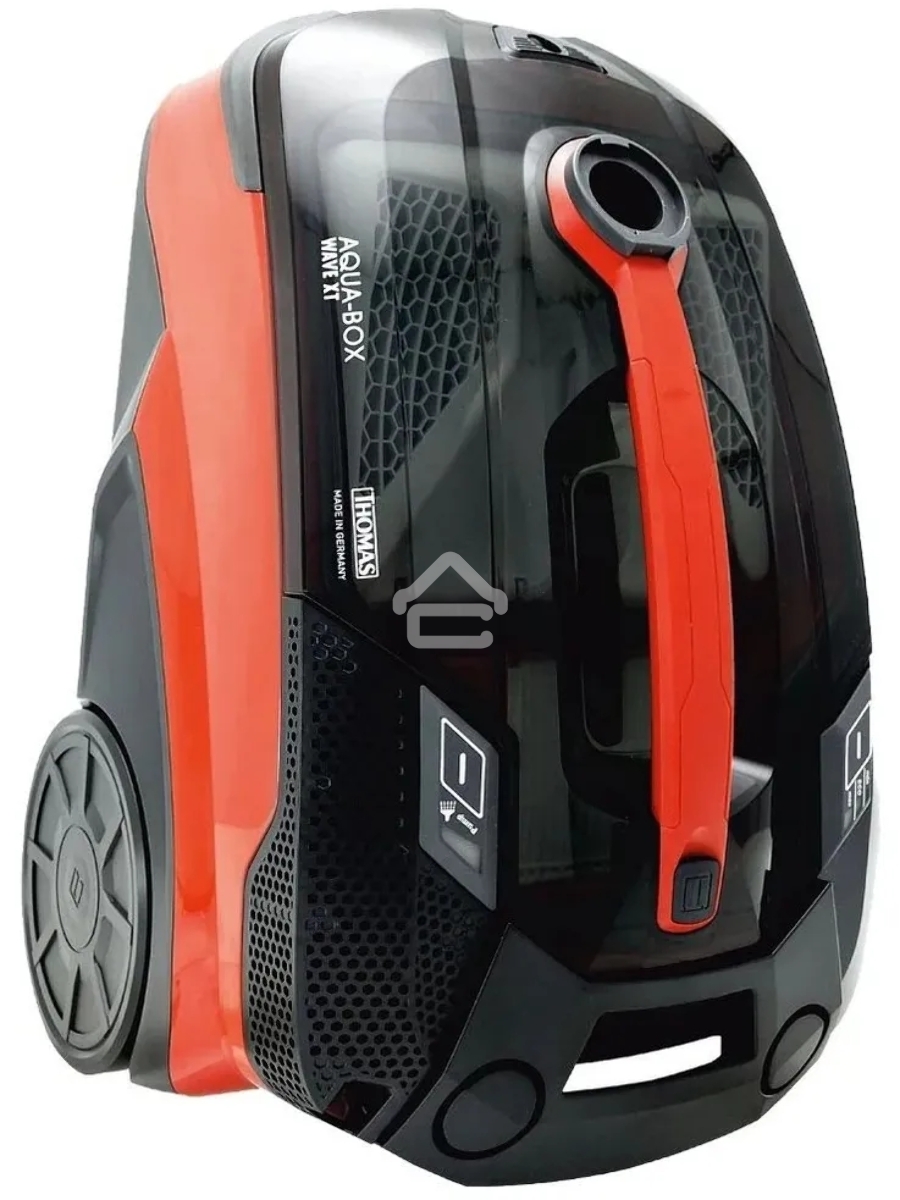 Пылесос моющий Thomas WAVE XT AQUA-BOX красный/черный, 320/1600 Вт, уборка влажная/сухая, пылесборник аквафильтр, 2.6 л
