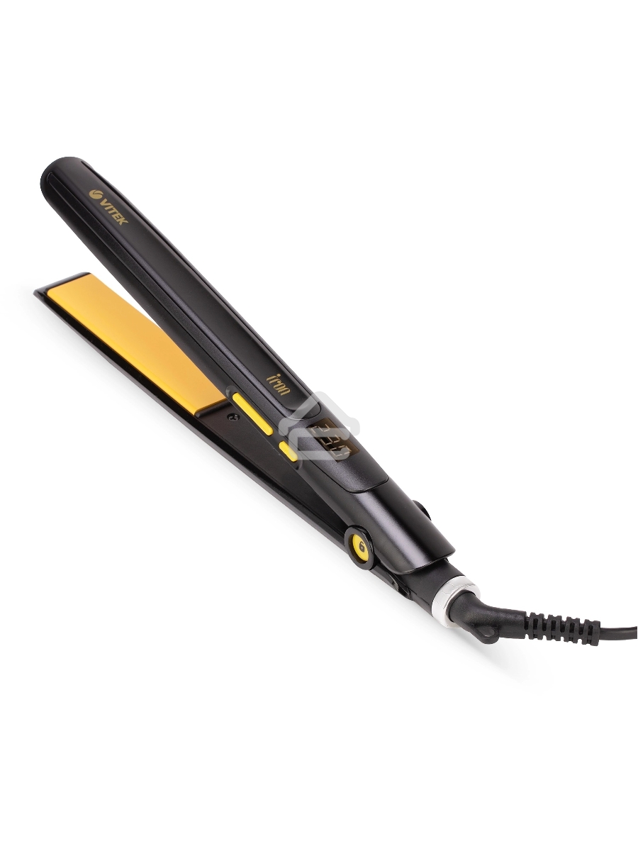 Выпрямитель Vitek VT-8400 45Вт черный макс.темп.:230С покрытие:керамическое