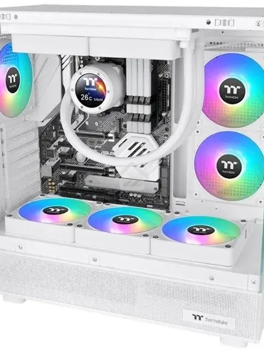Вентилятор для корпуса Thermaltake CT120 EX Sync ARGB 120х120x25 белый 4-pin 28.5дБ (упак.:3шт) (CL-F190-PL12SW-A) Ret