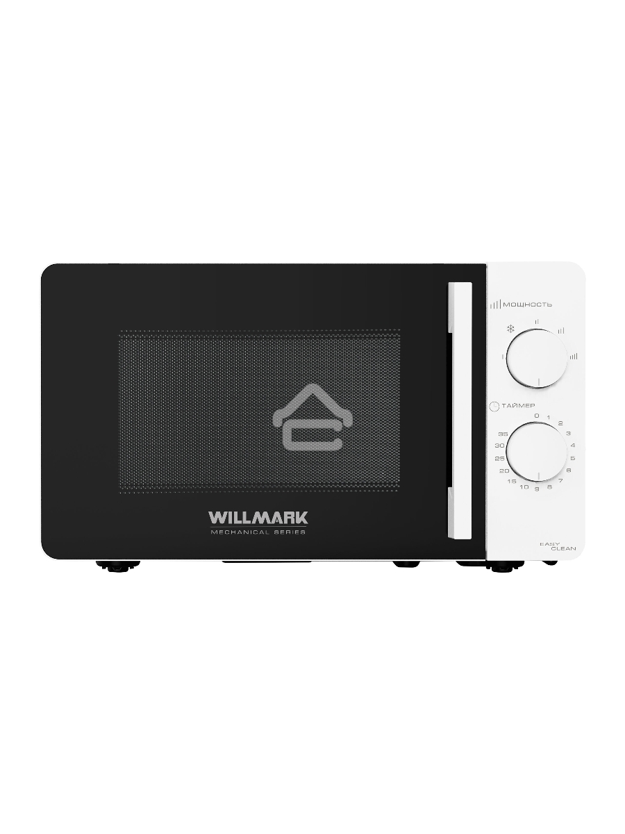 Микроволновая печь Willmark WMO-281XW белый, 20 л, 700 Вт, переключатели - поворотный механизм