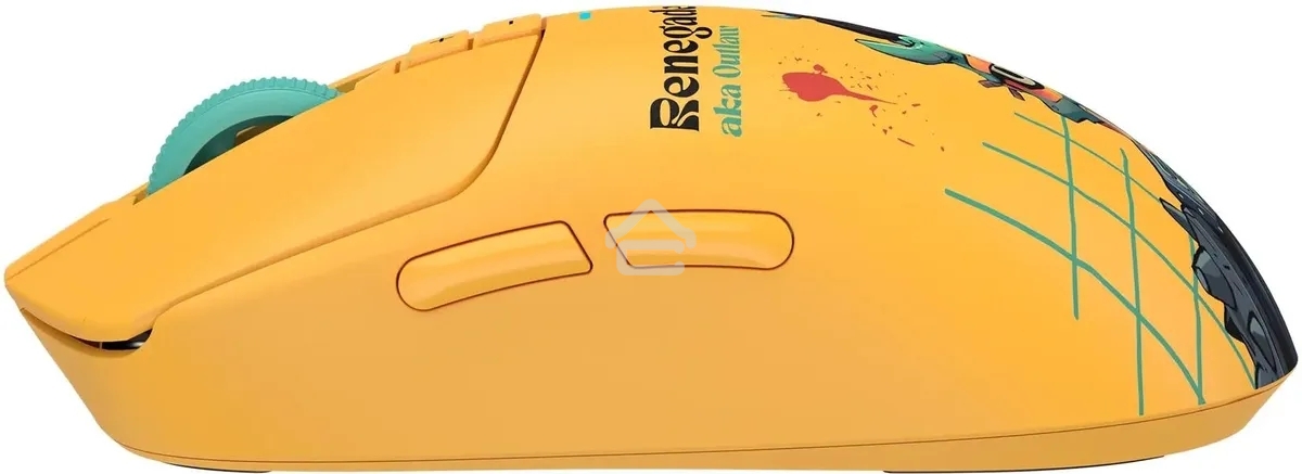 Мышь беспроводная/проводная A4Tech Bloody R72 Ultra желтый, 20000 dpi, радиоканал, USB-C, кнопки - 7