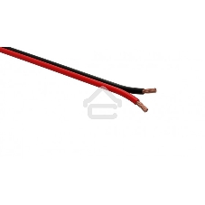 Кабель акустический ЭРА 2х0.75 красно-черный 100м (м)