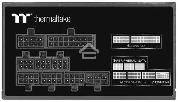 Блок питания Thermaltake Toughpower GF A3 (PS-TPD-0650FNFAGE-H), 650Вт, 80 PLUS Gold, 120мм, модульный, черный