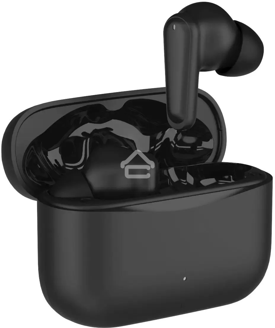 Гарнитура вкладыши Hyundai H-EP203 черный беспроводные bluetooth в ушной раковине (HEP203B)