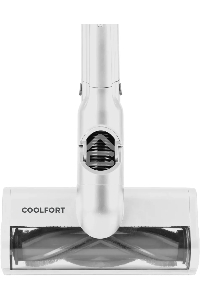 Пылесос вертикальный Coolfort CF-3002 белый, питание от аккумулятора, 120 Вт, уборка сухая, пылесборник 0.9 л, работа от АКБ max 32 мин.
