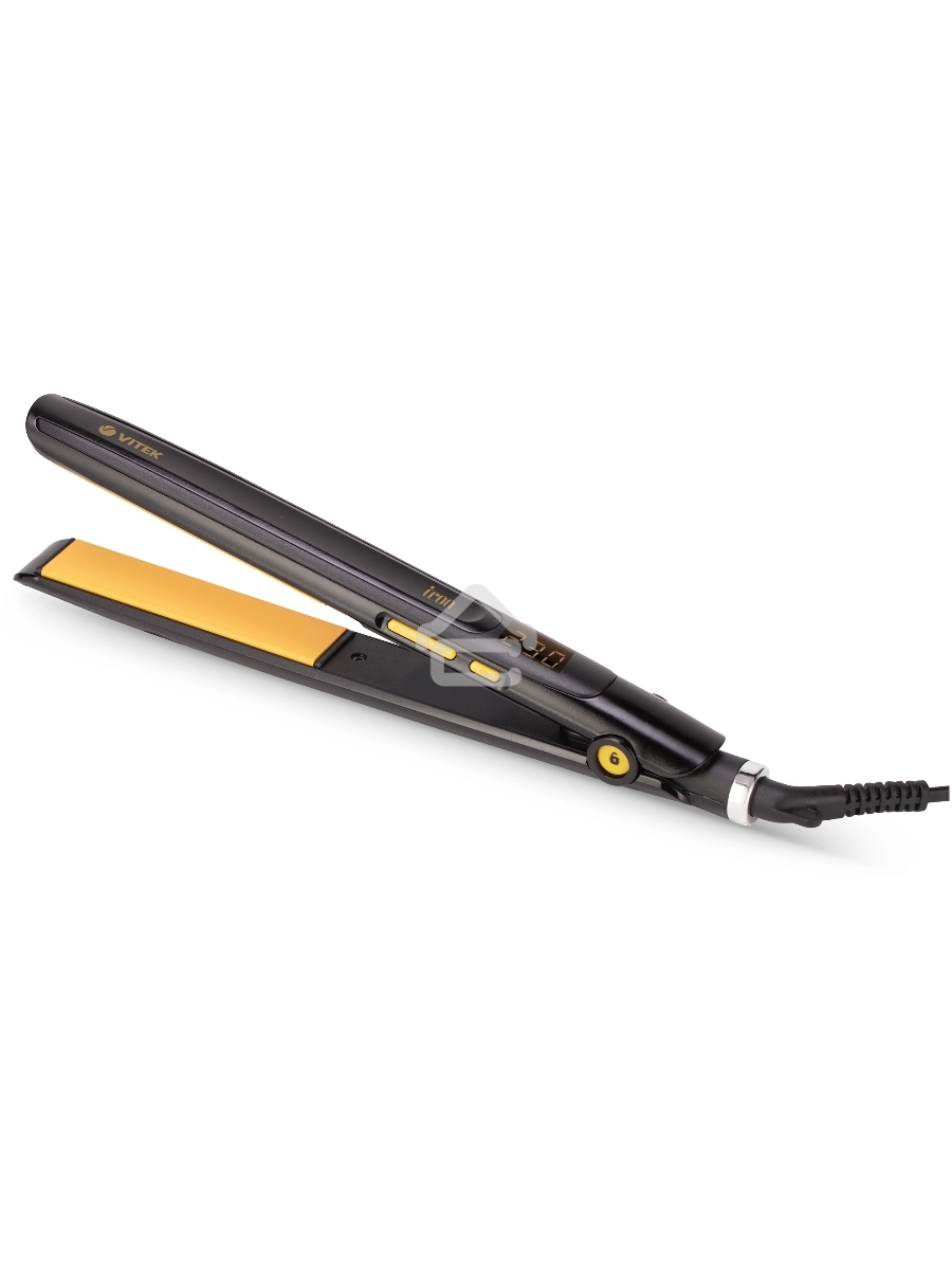 Выпрямитель Vitek VT-8400 45Вт черный макс.темп.:230С покрытие:керамическое