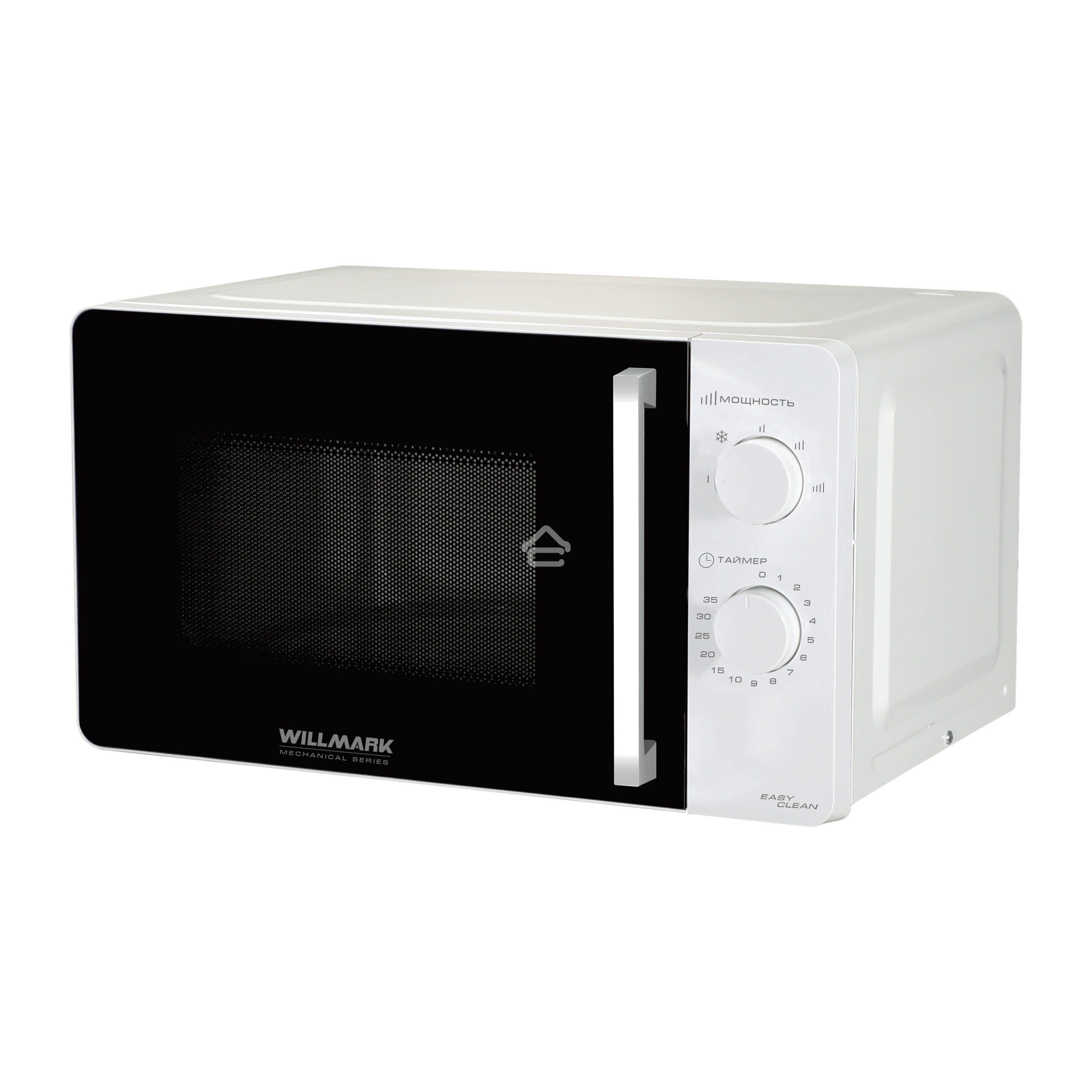Микроволновая печь Willmark WMO-281XW белый, 20 л, 700 Вт, переключатели - поворотный механизм