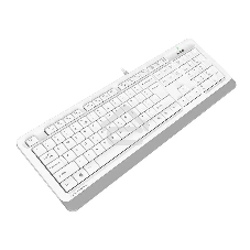 Клавиатура проводная A4Tech Fstyler FK10, USB, белый/серый