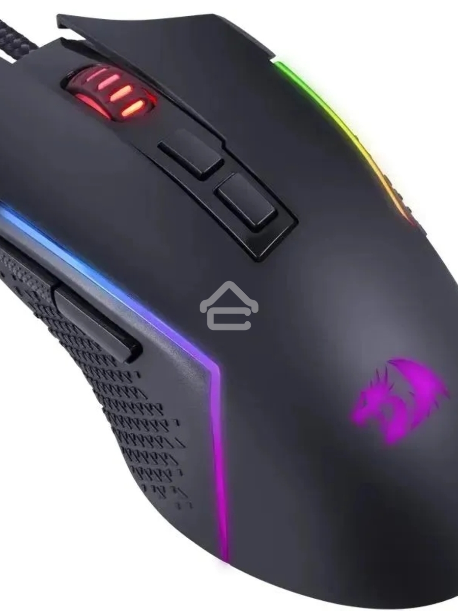 Мышь проводная Redragon Trident Lite черный, 8000 dpi, USB, кнопки - 7