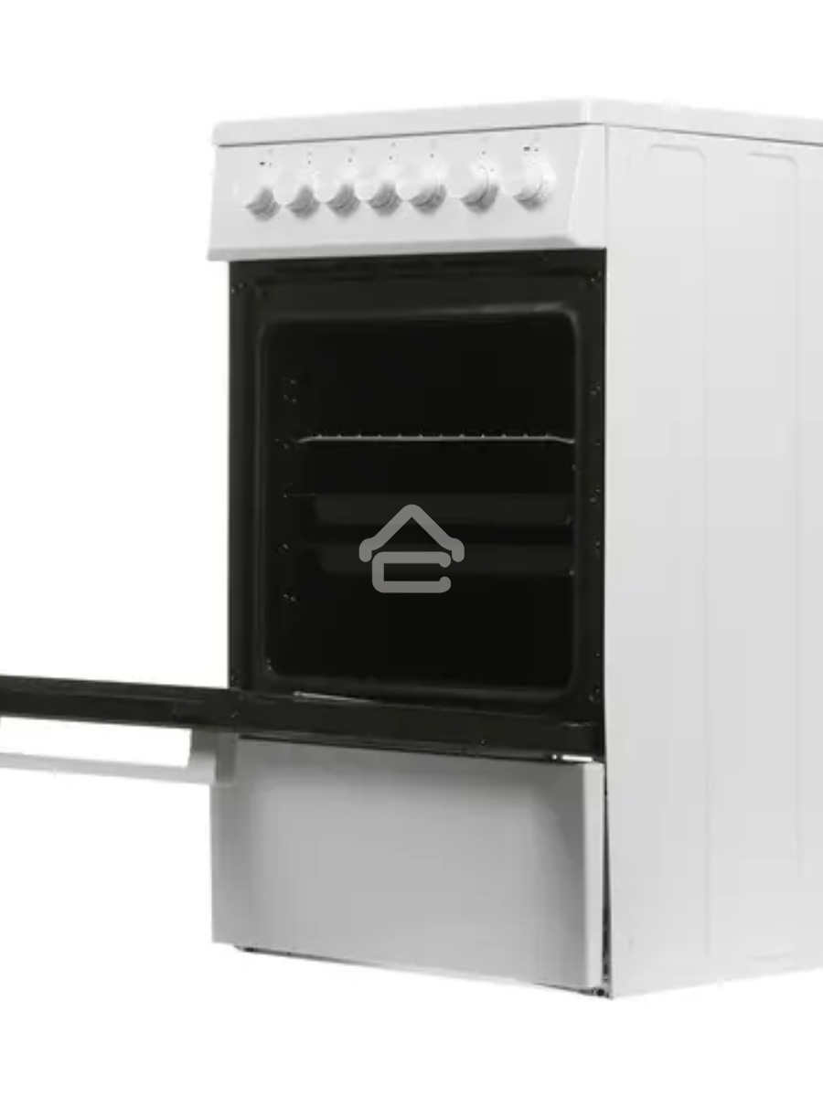Плита электрическая Beko FSE57110GW белый, конфорок 4 шт, духовка 55 л, гриль, 50 см x 85 см x 60 см